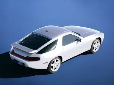 Porsche 928 GTS 1993 Low-poly 3D model