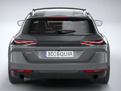 Peugeot 508 SW 2023 3D model