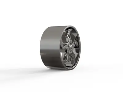RUCCI FORGED fire CONCAVE WHEEL 3D print model