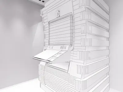 Booth Exhibition Stand a549a 3D model