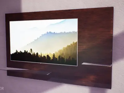 Low Poly TV Panel ArchViz - Game Ready Low-poly 3D model