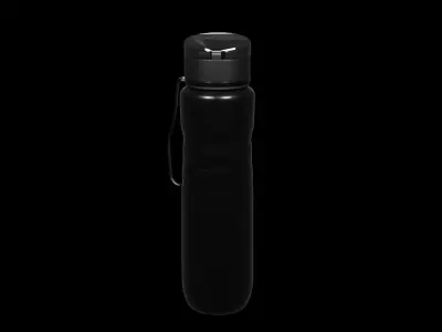 Black Water Bottle  3D model