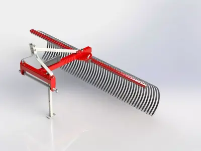WG 1016 - Landscape rakes 100 - 250 3D model