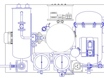 ZJA6KY Transformer Oil Purification Assembly 3D model