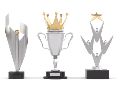 Trophy Cups 3D model 65