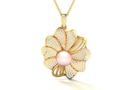 Women Pendant 3dm STL FBX OBJ Render Details 3D print model shop