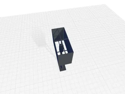 Omega Table Lamp - 2 Colour 3D model