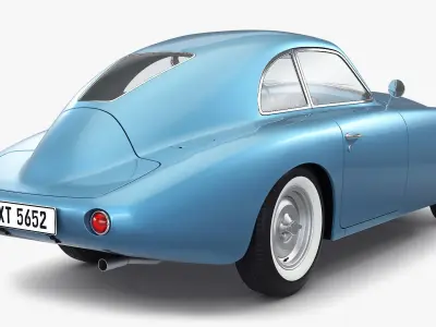 Generic Retro Sport Car M 1 3D model