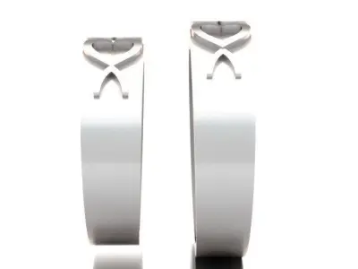 wedding band Free 3D print model buy