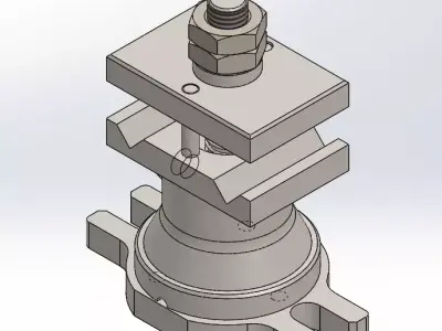 Pneumatic Clamp   3D model