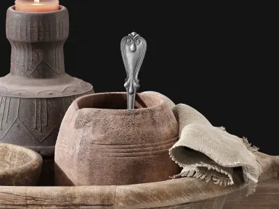 Decorative set  3D model