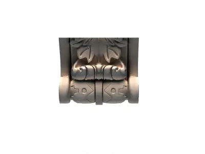 Corbel-7f 3D model ornate wall sconce 3D model