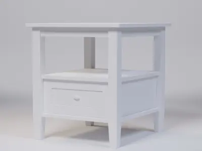 Lark Manor Nortonville End Table 45x50x50 Low-poly 3D model