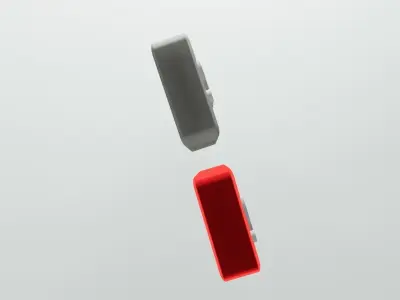 SUBSCRIBE and SUBSCRIBED Button Free low-poly 3D model