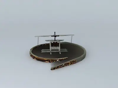 Animal Mill on Estate Whim St Croix USVI 3D model