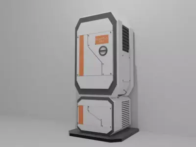 sci fi box Free 3D model