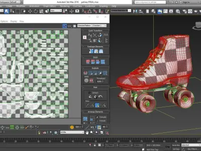 ROLLER SKATE 3D model