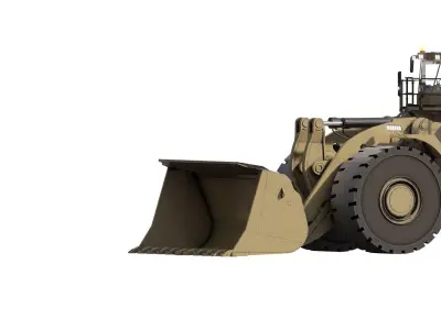Wheel loader 3D model