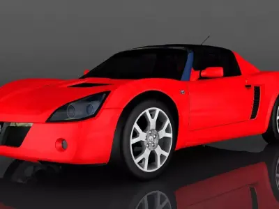 Vauxhall VX220 Low-poly 3D model