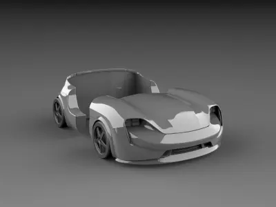 sports car 3D print model purchase