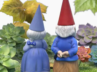 Garden Sculpture Collection 3D model