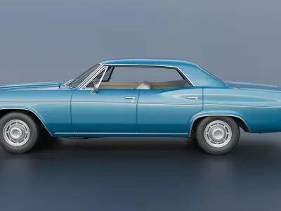 Chevrolet Impala 4-Door 1966 3D print model