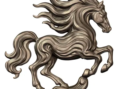 LithoMane Horse 3D print model