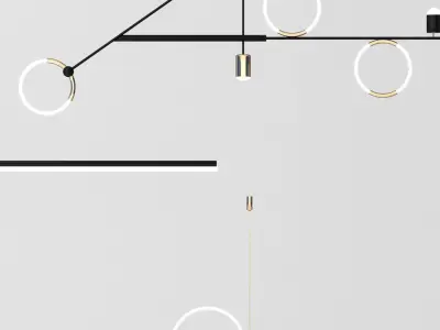 chandelier Modern combination 3D model