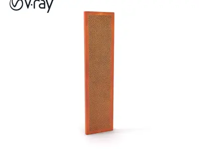 Decorative Wall Panel Model Pack with Intricate Patterns Low-poly 3D model