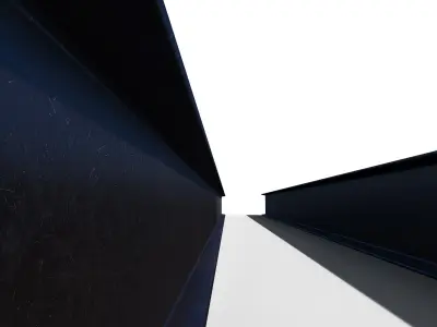 Metal beam IPN  3D model