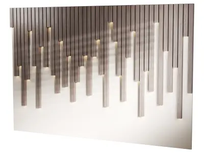 Decorative Wall panel  75 3D model