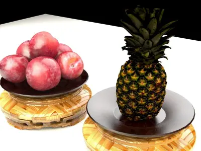 Chinese pineapple 3D model