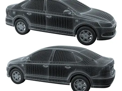 Volkswagen Polo 2012 3D model