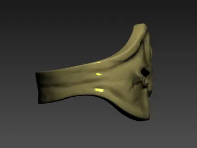 fashion ring A003 3D print model