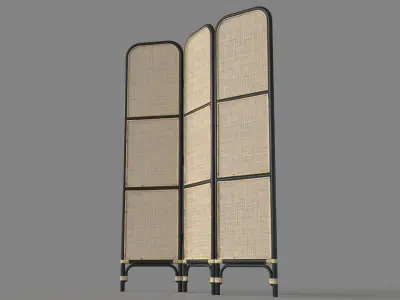 Rattan Partition Romeo 3D model