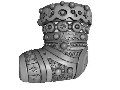 Christmas Socks 3D Printable Model 3D print model