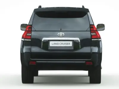 Toyota Land Cruiser Prado 2018 Low-poly 3D model