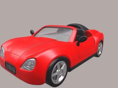 Cars and action games Toy Car Low-poly 3D model