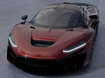 McLaren W1 2024 3D model