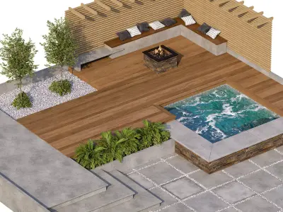 Backyard 05 3D model