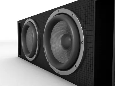 subwoofer car 3D model