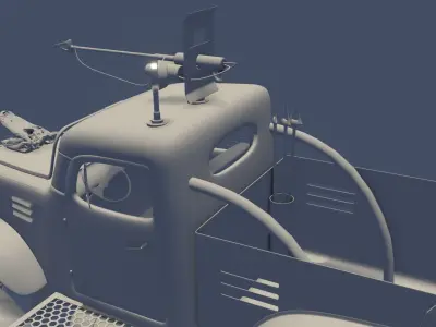 MAX CAR cyberpunk 3D model