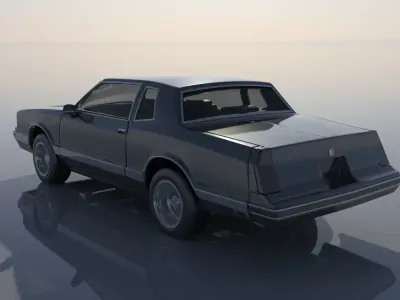 Chevrolet Monte Carlo LS 1986 3D print model