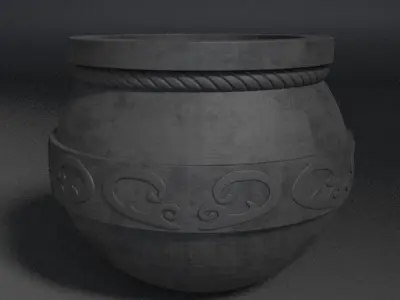 planter - vase - garden urn - pot 3D print model