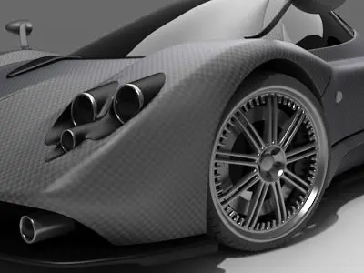 Pagani Zonda 3D model