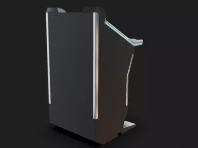 Slot Machine 05 Low-poly 3D model