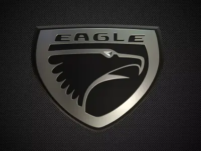 eagle logo 3D model