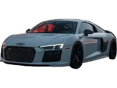 Audi R8 3D Model OBJ Game Asset for Animation and Rendering 3D model