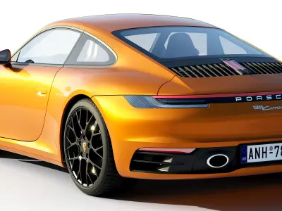 Porsche 911 Carrera S 2019 3D model by zifir3d
