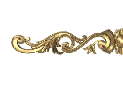 decorative pattern ready for 3D printing 3D model